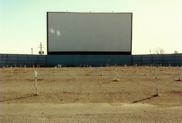 Troy Drive-In Theatre - Screen From Jim (newer photo)